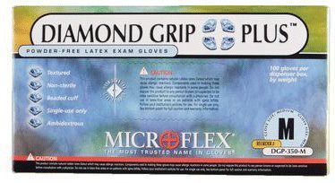 Amazon.com: Microflex Inc Dgp-350-S Diamond Grip Plus Pf Gloves